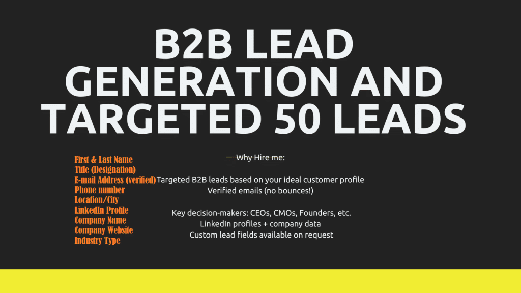 lead generation services in bangladesh